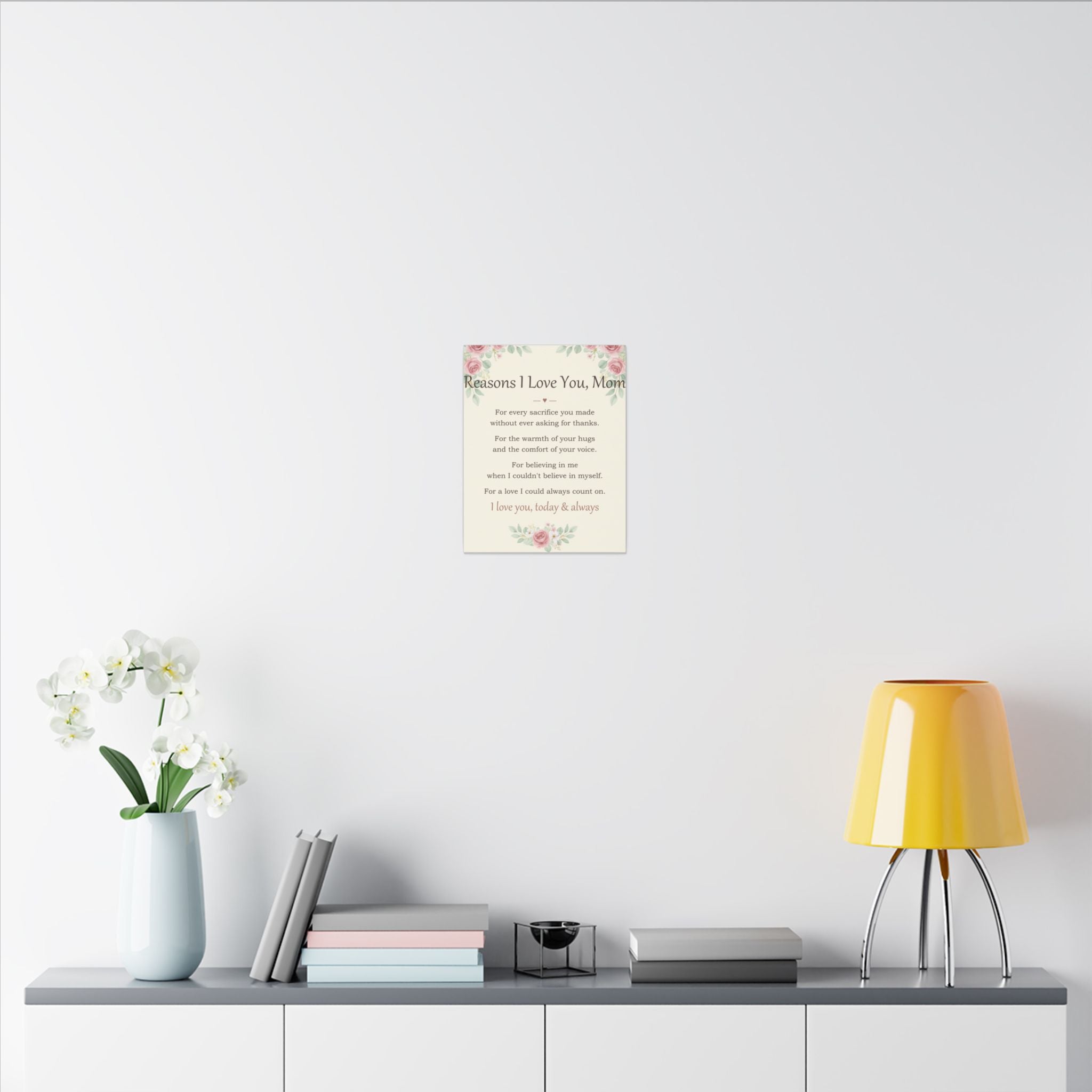 Reasons I Love You, Mom - Keepsake Canvas - Comfort & Cherish keepsake gift