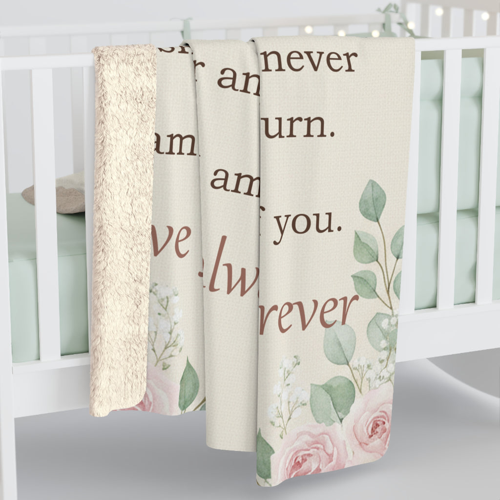 To My Mom - Keepsake Sherpa Blanket - Comfort & Cherish keepsake gift