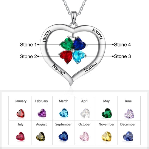 Birthstone Family Necklace - Comfort & Cherish keepsake gift